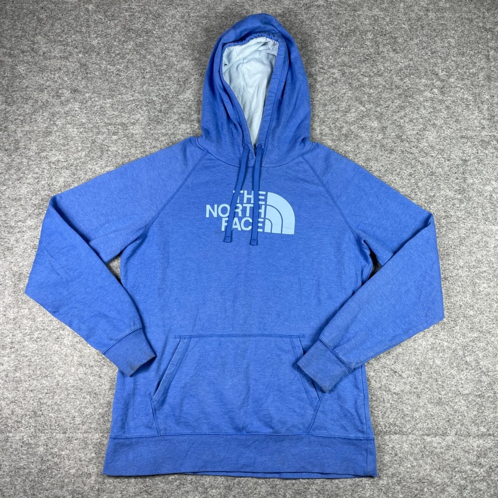 The North Face Hoodie Womens XL Blue Half Dome Pullover Raglan NF00CH2X